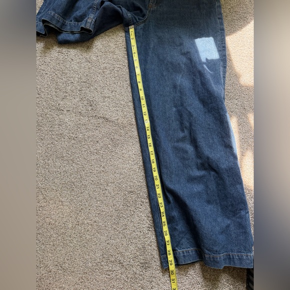 Lazy Oaf Rainbow Bum Jeans in Medium Denim Blue Size 28 Waist Cotton Novelty - Picture 16 of 16